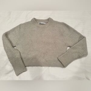 Zara cropped sweater